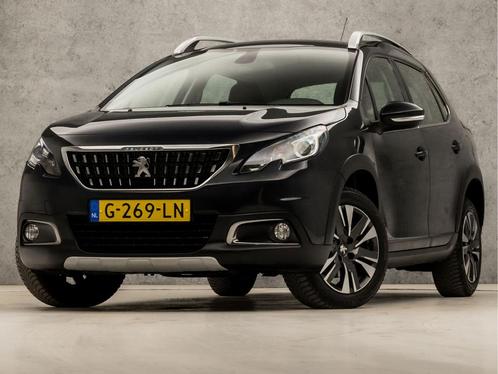 Zakelijke Lease |  Peugeot 2008 1.2 PureTech Sport, Auto's, Peugeot, Onderhoudsboekje, Lease, Zwart, Automaat, SUV of Terreinwagen