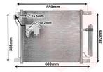 LUCHTCONDENSATOR VOOR NISSAN JUKE F15 2010-2014 921003DD0A, Auto-onderdelen, Airco en Verwarming, Ophalen of Verzenden, Nieuw