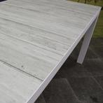 Showroommodel Fresno dining tuintafel 160x90xH74 cm wit, Tuin en Terras, Tuinsets en Loungesets, Ophalen of Verzenden, Nieuw