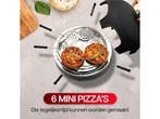 CuisineKing Pizza Oven Black Edition - Mini Pizza Oven - 6, Verzenden, Zo goed als nieuw