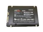 500GB SSD SATA 2.5 6G MU Samsung 870 EVO MZ-77E500 P/N:, Computers en Software, Harde schijven, Intern, Server, Refurbished, Ophalen of Verzenden