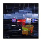 Caroline Mandrafina - Pfleger  Nuit tombante, Antiek en Kunst