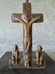 Kongo-kruisbeeld - DRC (1) - Afrikaanse brons - West-Afrika