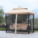 Tuinschommel - Hollywood Swingers - Zijwanden - Beige, Ophalen of Verzenden, Nieuw