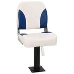 vidaXL 2-delige Bootstoelenset inklapbaar 41x36x48 cm blauw, Watersport en Boten, Verzenden, Nieuw
