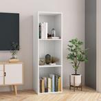 vidaXL Boekenkast/tv-meubel 36x30x114 cm bewerkt hout wit, Minder dan 50 cm, Verzenden, 100 tot 150 cm, Nieuw