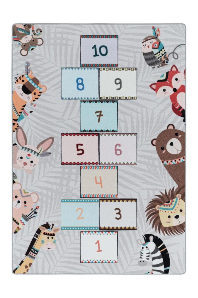 Speelkleed | Play | Hinkelbaan | Grijs | 100x150 cm, Huis en Inrichting, Stoffering | Tapijten en Kleden, Verzenden