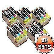 5x Set Epson T0711 tot T0714 T0715 MET CHIP huismerk, Computers en Software, Printerbenodigdheden, Nieuw, Verzenden