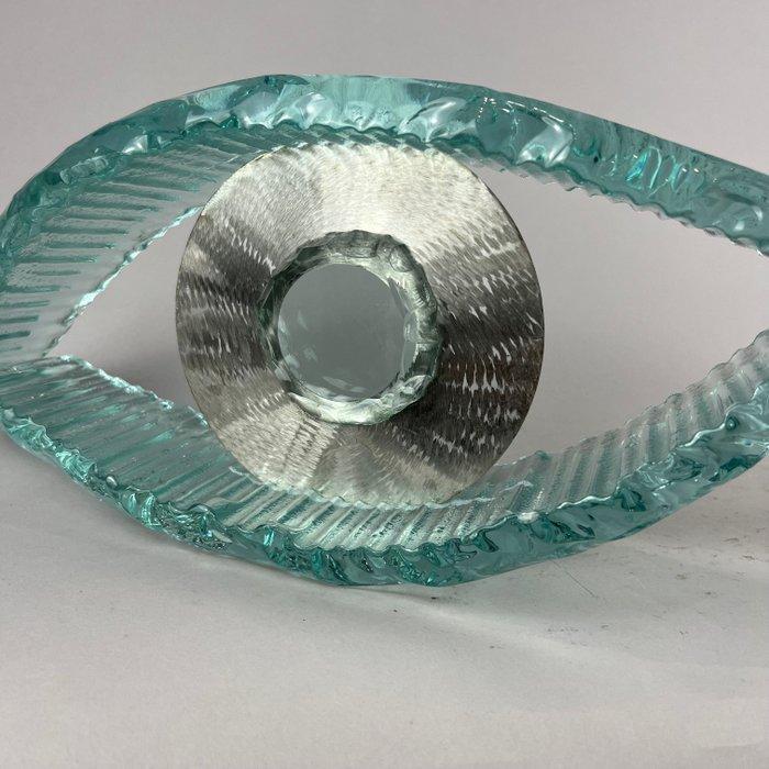 Andrzej Rafalski - LARGE Glass EYE - hand made, Antiek en Kunst, Kunst | Designobjecten