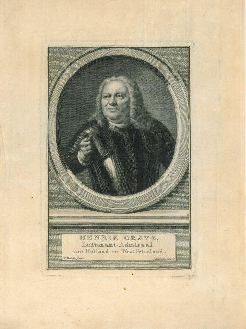 Portrait of Hendrik Grave, Antiek en Kunst, Kunst | Etsen en Gravures