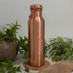 Puur koperen waterfles flower of life met handgreep ± 950 ml, Nieuw