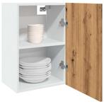 vidaXL Hangkast Lyon 40x31x60 cm bewerkt hout artisanaal, Huis en Inrichting, Verzenden, Nieuw, Bruin