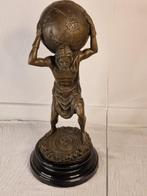 Aldo Vitale - Beeld, Atlas - 4 kg - 35 cm - Brons, Marmer
