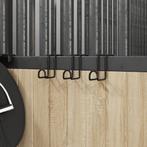 vidaXL Hoofdstelhouders 3 st staal zwart, Dieren en Toebehoren, Paarden en Pony's | Overige Paardenspullen, Verzenden, Nieuw