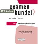 Examenbundel vwo Maatschappijwetenschappen 2016/2017, Verzenden, Zo goed als nieuw, E.A. Poeze