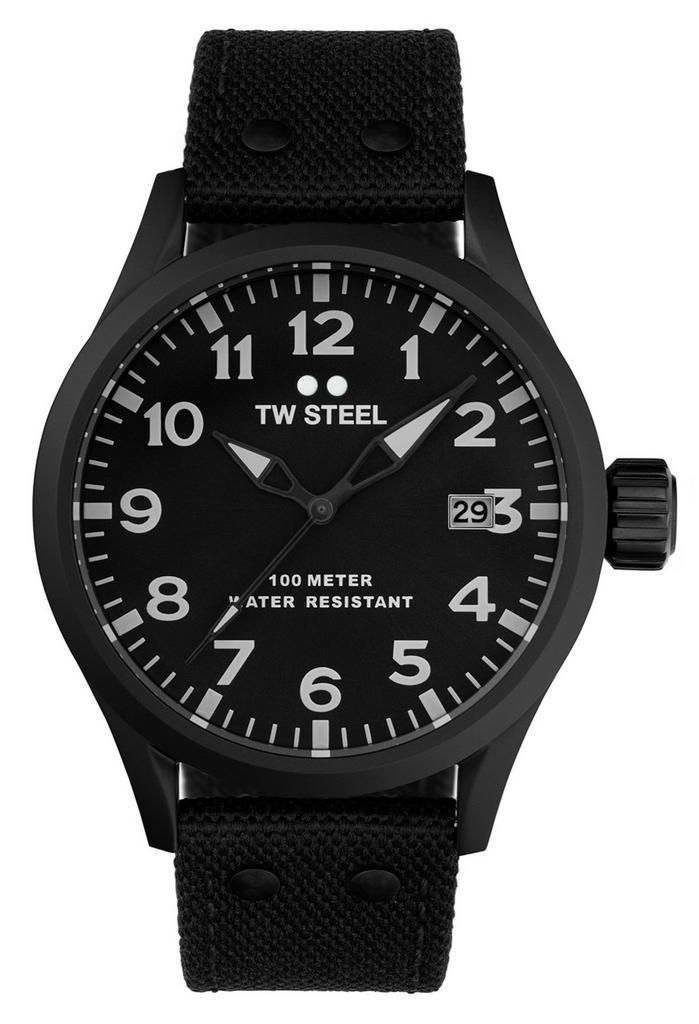 TW Steel VS103 Volante  horloge 45 mm, Sieraden, Tassen en Uiterlijk, Horloges | Heren, Polshorloge, Nieuw, Overige merken, Staal
