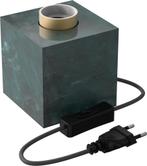 Calex Tafellamp Marmer Vierkant - E27 - Groen - Excl. lic..., Ophalen of Verzenden, Nieuw