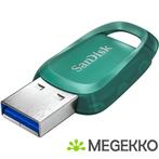 SanDisk Ultra Eco 128GB USB Stick - Groen, Computers en Software, RAM geheugen, Nieuw, Verzenden