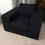 Fauteuil Lelystad - fauteuils - Zwart, Nieuw, Zwart, Stof