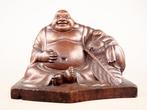 Hotei Boeddha, een van de zeven gelukkige goden - Hout -