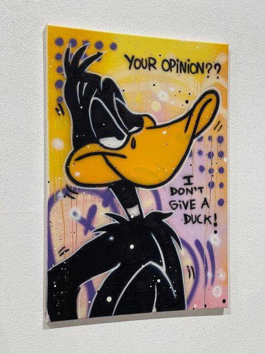 Okyes (1987) - I Don’t Give a Duck !, Antiek en Kunst, Kunst | Schilderijen | Modern
