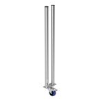 FORTEX STAGE750 dubbele poot met zwenkwiel/rem podiumhoogte, Muziek en Instrumenten, Verzenden, Nieuw