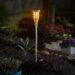 Solar Fakkel - Tiki Bamboe - 91 cm (tuinverlichting), Verzenden, Minder dan 50 watt, Staande lamp, Nieuw