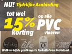 NU 15% KORTING op al onze PVC-Vloeren bij De Parkethal, Doe-het-zelf en Verbouw, Nieuw, 150 cm of meer, Overige typen, Kunststof