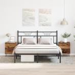 vidaXL Nachtkastjes 2 st 40x35x50 cm bewerkt hout oud, Minder dan 45 cm, Verzenden, Nieuw, Minder dan 55 cm