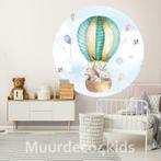 Behangcirkel Luchtballon met dieren fotobehang, muursticker