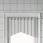 vidaXL Gordijnrails 2 st 90-130 cm aluminium wit en, Huis en Inrichting, Verzenden, Nieuw