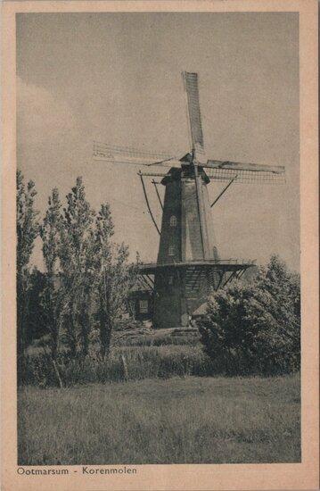 OOTMARSUM - Korenmolen, Verzamelen, Ansichtkaarten | Nederland, Verzenden
