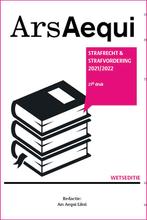 Ars Aequi Wetseditie     Strafrecht  strafvord 9789493199293, Boeken, Verzenden, Zo goed als nieuw