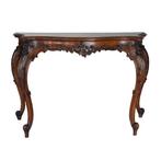 Wandtafel - Walnoot - Veneziano XIX Sec., Antiek en Kunst