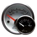 Wema Olietemperatuur meter Silver Gauge Serie-Zwart, Ophalen of Verzenden, Nieuw