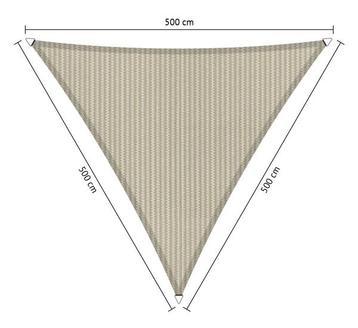 Premium schaduwdoek 5x5x5m driehoek waterdoorlatend Saha... beschikbaar voor biedingen