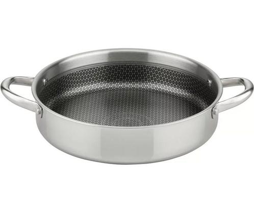Elo | Hapjespan | Ø280mm, Huis en Inrichting, Keuken | Potten en Pannen, Koekenpan of Braadpan, Nieuw, Rvs, Inductieplaat, Keramische plaat