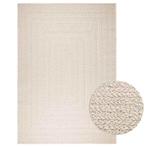 vidaXL Vloerkleed ZIZUR room binnen en buiten 200x290 cm, Verzenden, Nieuw, Crème