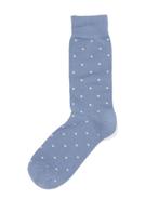 HEMA Heren sokken met katoen stippen blauw, Nieuw, Verzenden