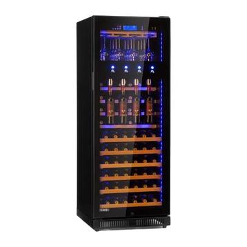 Wijnklimaatkast Wijnkoelkast Luxe Wijnkoeler Duo 127L Zwart beschikbaar voor biedingen