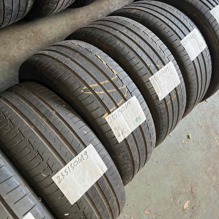 4 x Continental PremiumContact 6 235-50-19 Zomerbanden 4,5mm, Auto-onderdelen, Banden en Velgen, 19 inch, Zomerbanden, 235 mm