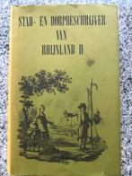 Stad- en dorpbeschrijver van Rhijnland II, Gelezen, 20e eeuw of later, L. van Ollefen, Verzenden