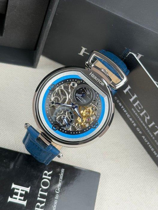 Heritor - Heritor Automatic Lincoln - Dual Time - Zonder, Sieraden, Tassen en Uiterlijk, Horloges | Heren