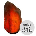 Himalaya Zoutlamp (rood-roze kleur, 20,6 kg) - uniek stuk, Nieuw