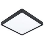 Zwarte badkamer plafondlamp Pascale, staal, 20w 3000K (warm, Ophalen of Verzenden, Nieuw, Metaal, Basis