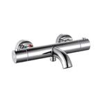 Thermostatische opbouw badkraan Chroom, Doe-het-zelf en Verbouw, Sanitair, Verzenden, Nieuw
