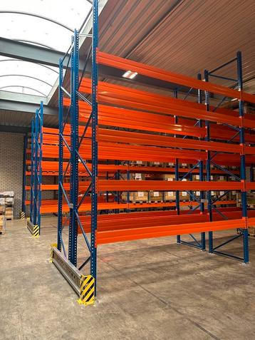 Partij magazijnstellingen, stelling palletstelling Schaeffer beschikbaar voor biedingen