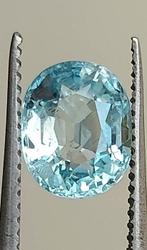 Aquamarijn  - 2.88 ct - Antwerp Laboratory for Gemstone, Sieraden, Tassen en Uiterlijk, Edelstenen, Nieuw