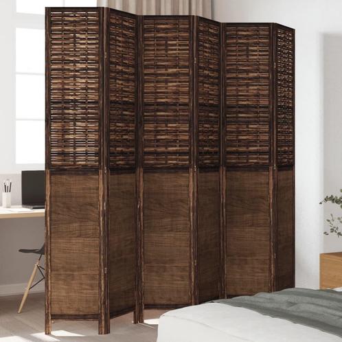 vidaXL Kamerscherm met 6 panelen massief paulowniahout, Huis en Inrichting, Woonaccessoires | Kamerschermen, Nieuw, Verzenden