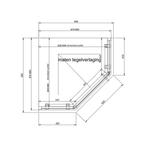 Aanbieding: Douchecabine Van Rijn ST05 Vijfhoek 90x200 cm 8, Ophalen of Verzenden, Nieuw